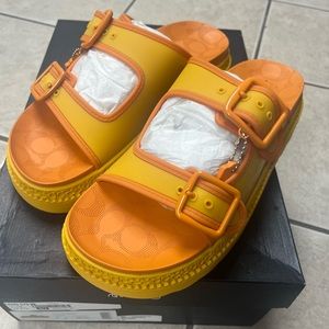 BRAND NEW COACH SLIDES